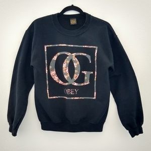 Obey Chanel logo sweatshirt, men's Small